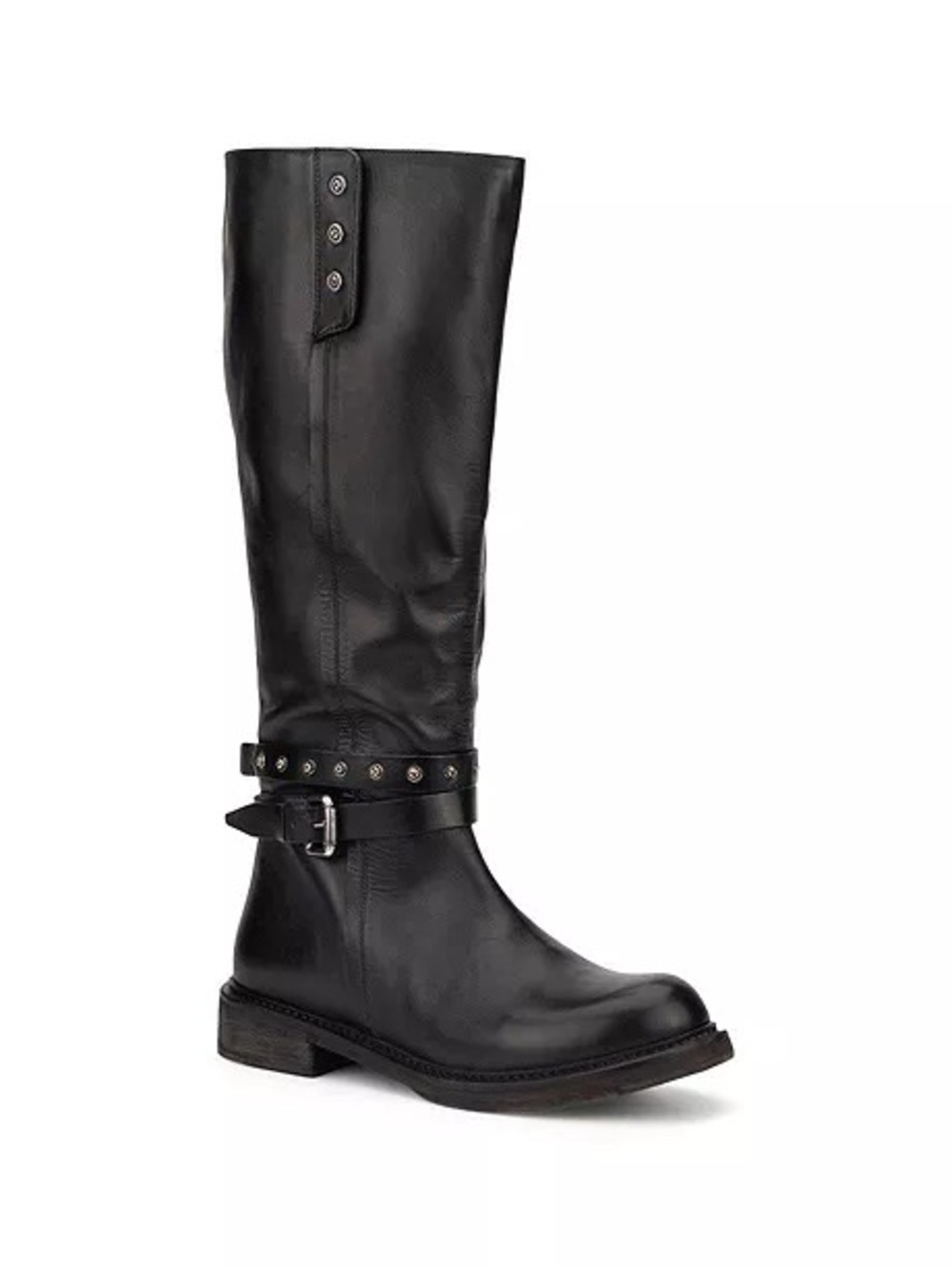 Vintage Foundry Co. Reign Black Leather Knee High Riding Boots Women’s Size 6